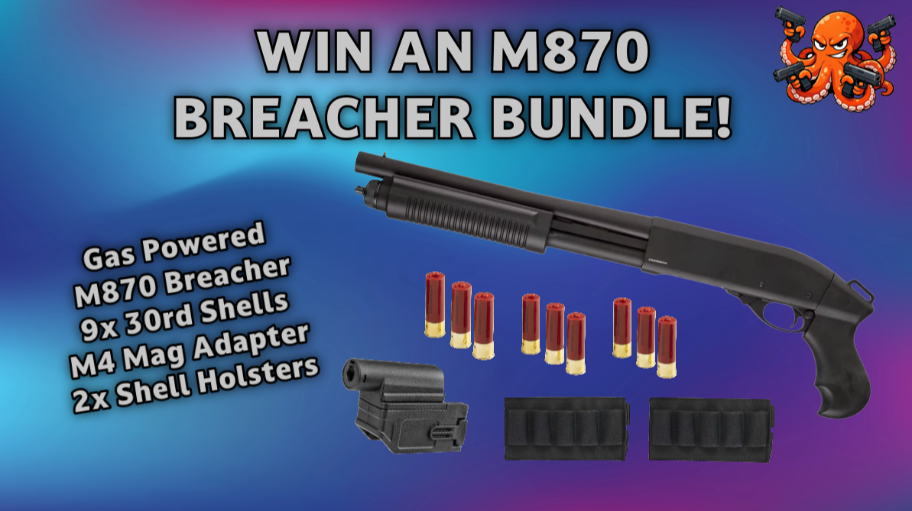 Verified Winner Draw: Tokyo Marui M870 Breacher Shotgun Airsoft Bundle